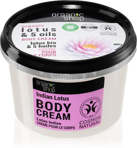 Organic Shop Organic Lotus & 5 Oils body cream 250 ml