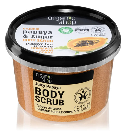Organic Shop Organic Papaya & Sugar Sugar Body Scrub 250 ml
