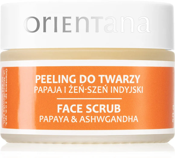 Orientana Papaya & Ashwagandha Face Scrub 50 g