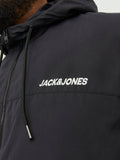 Jack&Jones PLUS JJERUSH men's jacket Black