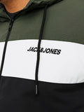 Jack&Jones PLUS JJERUSH men's jacket Forest Night