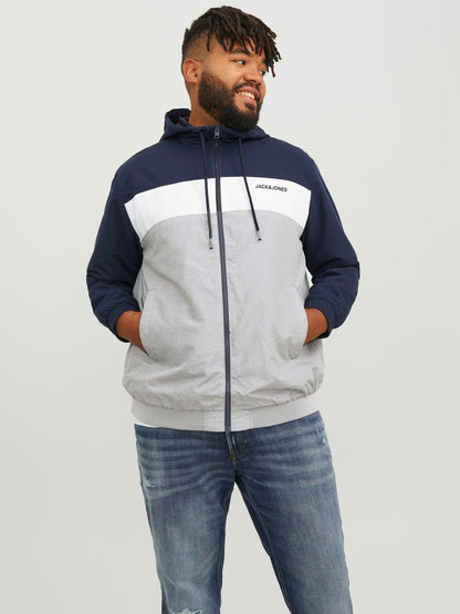 Jack&Jones PLUS JJERUSH men's jacket Navy Blazer
