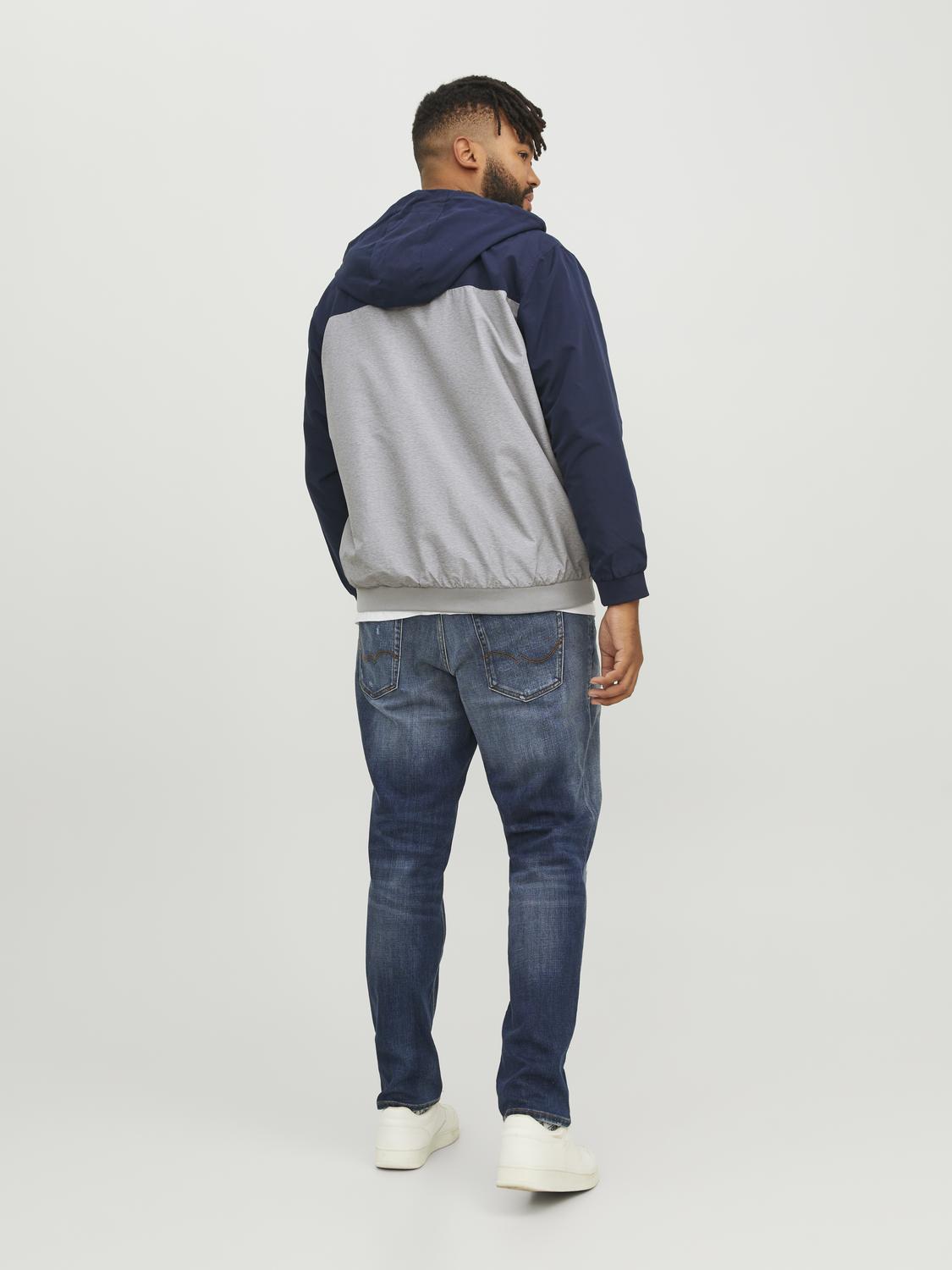 Jack&Jones PLUS JJERUSH men's jacket Navy Blazer