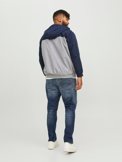 Jack&Jones PLUS JJERUSH men's jacket Navy Blazer