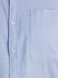 Jack&Jones PLUS Men's shirt JJEOXFORD Slim Fit Cashmere Blue