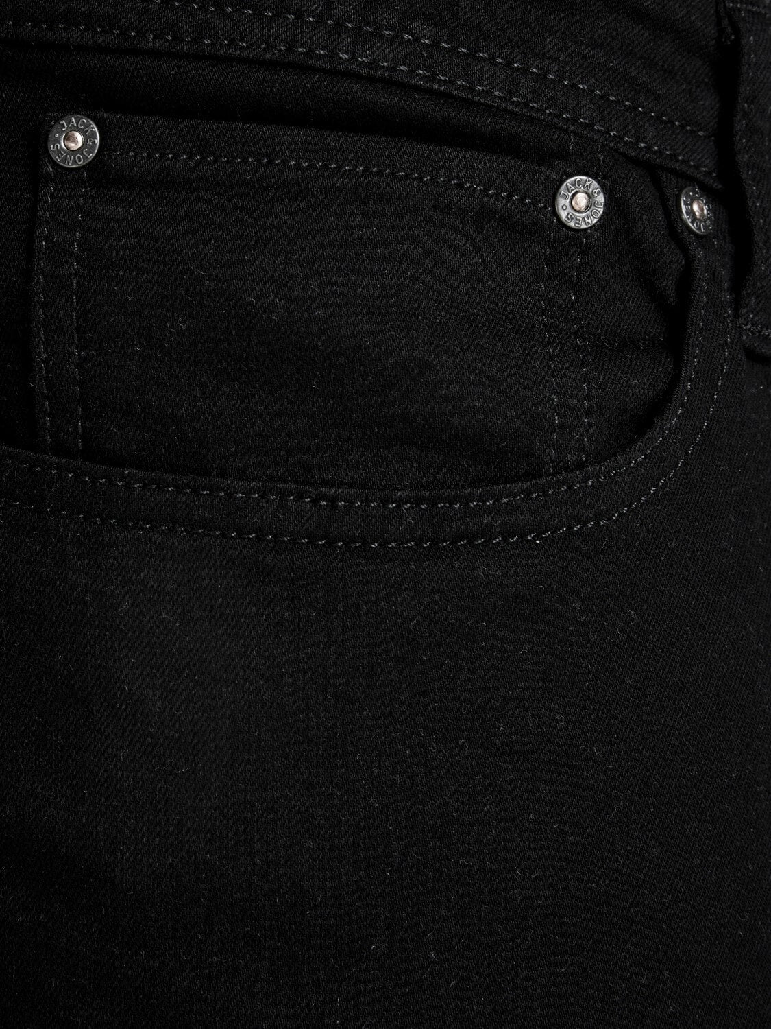 Jack&Jones PLUS JJITIM JJORIGINAL Slim Fit Men's Jeans Black Denim