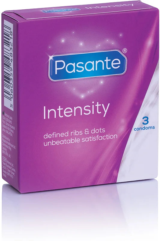Pasante Intensity Defined Ribs & Dots condoms 3 pcs
