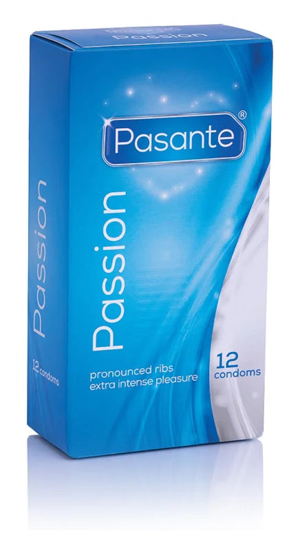 Pasante Passion Pronounced Ribs condoms 12 pcs