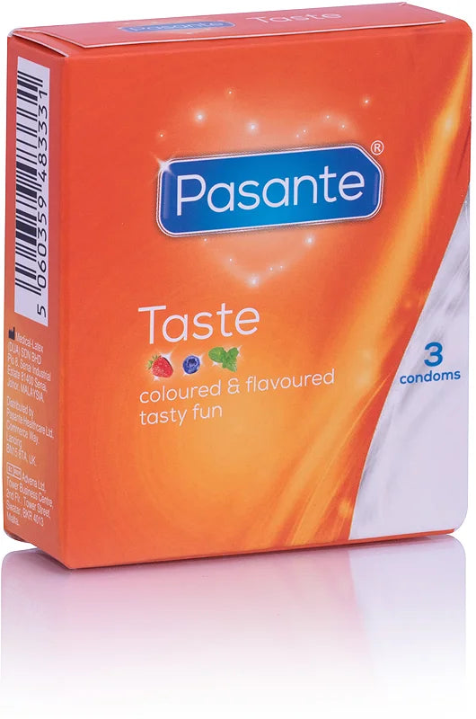 Pasante Taste Mix Colored & Flavored condoms 3 pcs
