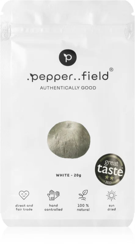 .pepper..field Kampot white pepper 20g