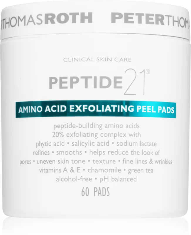 Peter Thomas Roth Peptide 21 Amino Acid Exfoliating pads 60 pcs – My Dr. XM