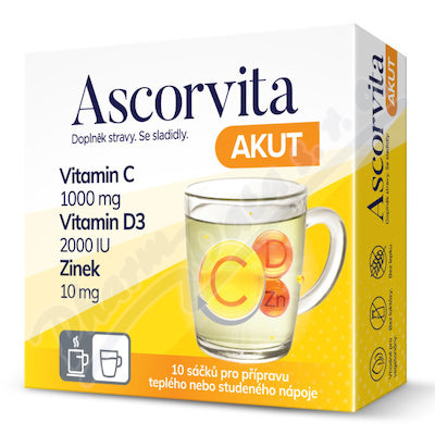 Ascorvita ACUTE drink 10 sachets x 3g