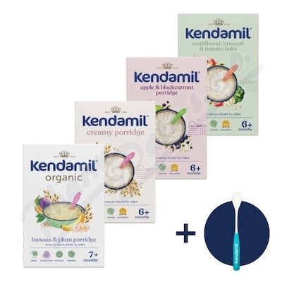 Kendamil variation of dairy and non-dairy porridges 4x150g