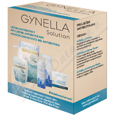 GYNELLA Solution treatment set with antibiotics