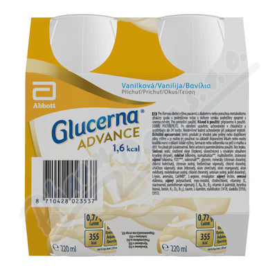 GLUCERNA ADVANCE 1.6 KCAL VANILLA FLAVOR oral solution 4 x 220 ml