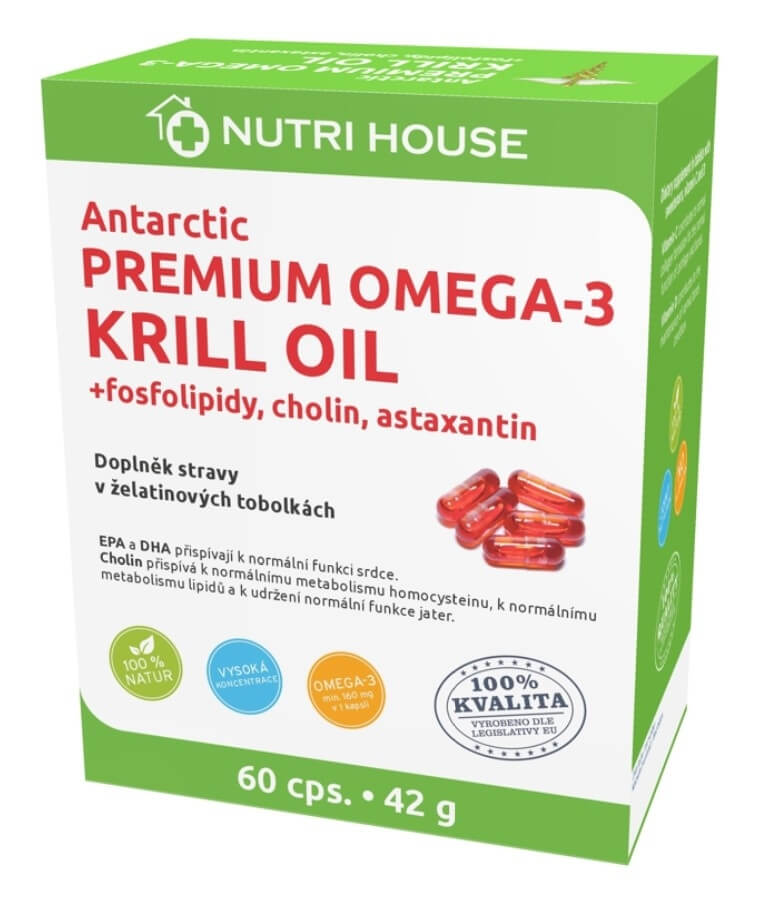 Nutrihouse Premium Omega 3 Krill Oil 60 capsules