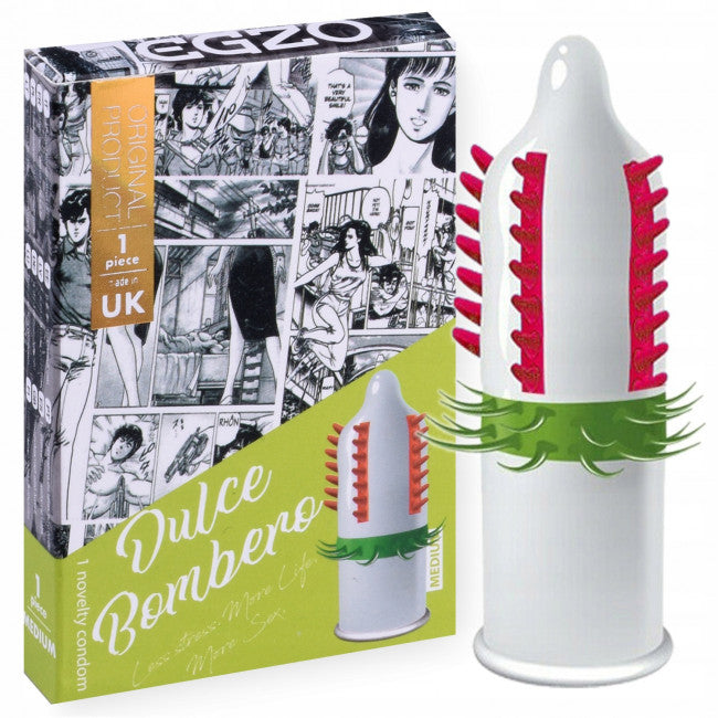 Egzo Dulche Bombero Stimulating Condom 1 pc