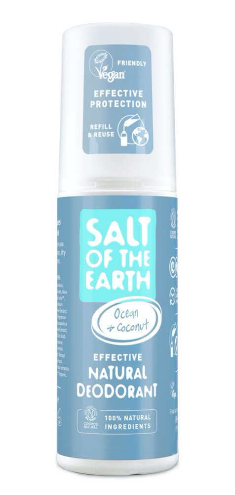 Salt Of The Earth Ocean Coconut Natural Deodorant Spray 100 ml