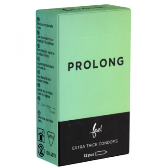 Feel Prolong Extra Thick Condoms 12 pcs