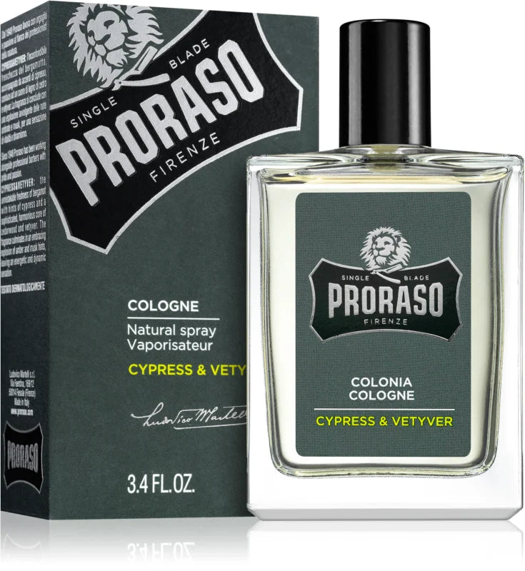 Proraso Cypress & Vetiver eau de cologne 100 ml