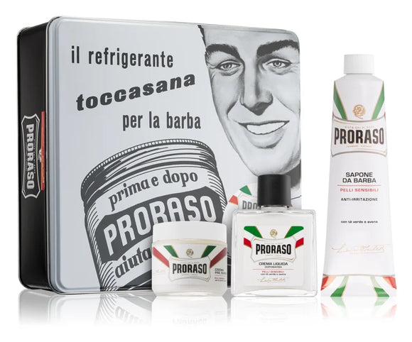 Proraso White shaving set for men