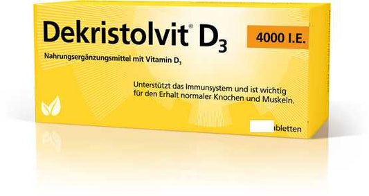Dekristolvit Vitamin D3 4,000 IU 30 Tablets
