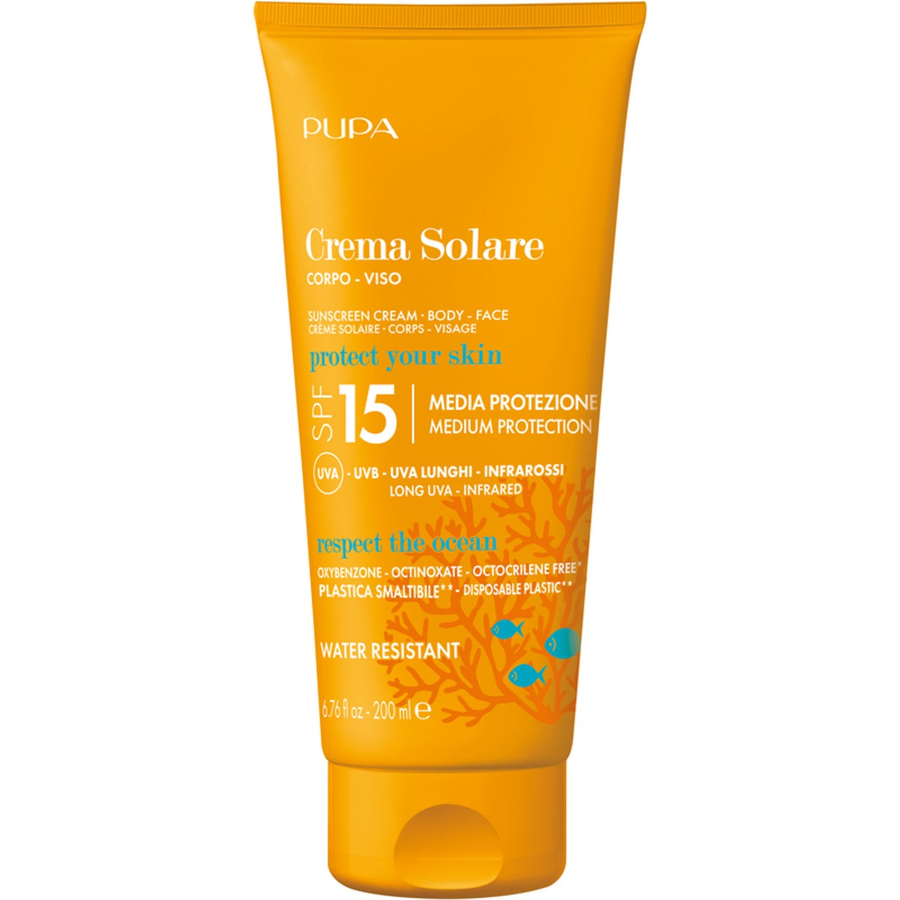 PUPA Milano SPF 15 Sunscreen Cream 200 ml