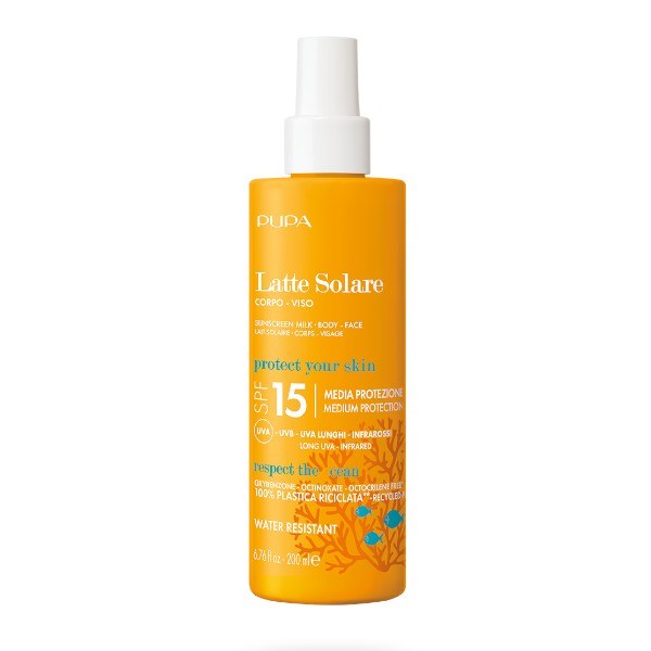 PUPA Milano Latte Solare SPF 15 Sunscreen Milk 200 ml