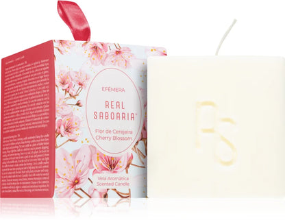 Real Saboaria Cherry Blossom scented candle 430 g