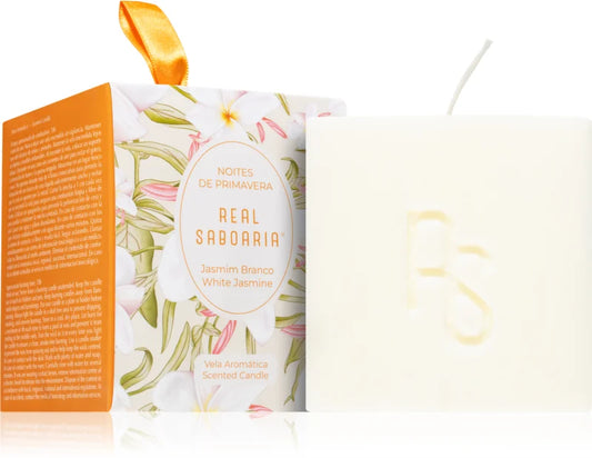 Real Saboaria White Jasmine scented candle 430 g