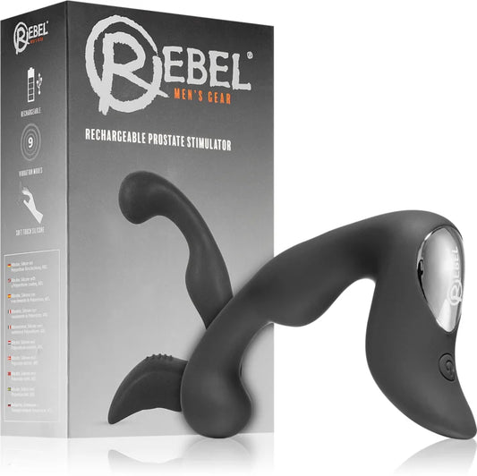 REBEL Rechargeable Prostate stimulator Black 14,6 cm