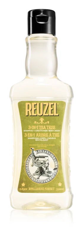 Reuzel Tea Tree 3-in-1 Shampoo, Conditioner & Shower Gel