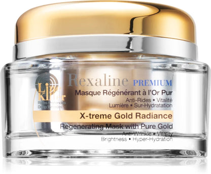 Rexaline Premium Line-Killer X-Treme Gold Radiance deep regeneration mask with 24 carat gold 50 ml