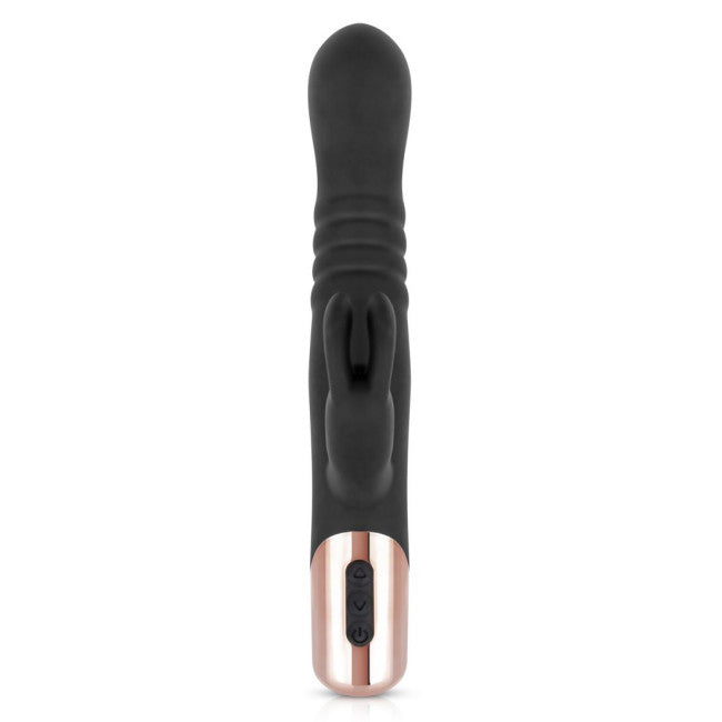 Rosy Gold Rabbit Thrusting Vibrator