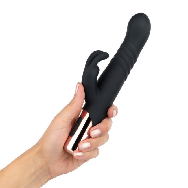 Rosy Gold Rabbit Thrusting Vibrator