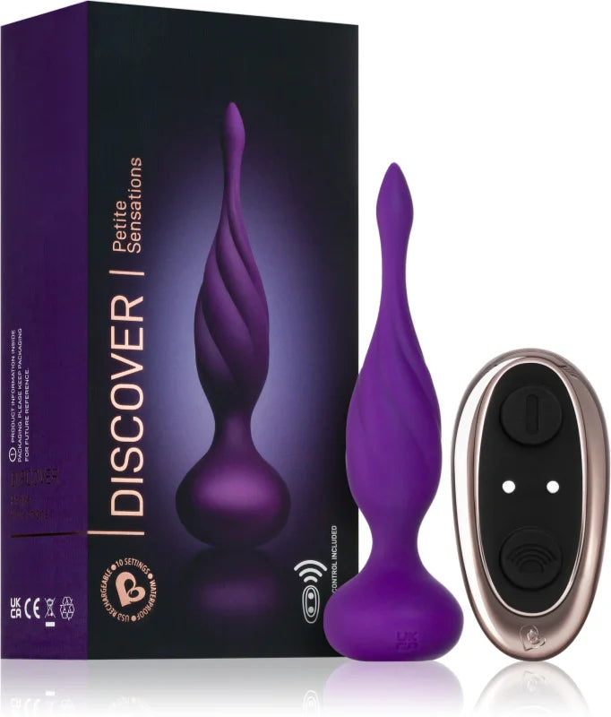 Rocks-Off DISCOVER Petite Sensations anal vibrator Purple 13.3 cm