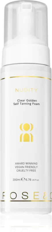 Rose & Caramel Nudity Clear Golden self-tanning foam 200 ml