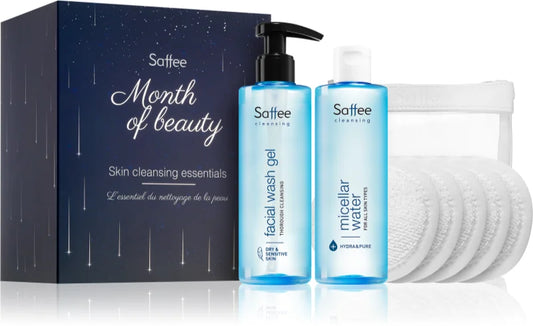 Saffee Month of Beauty skin cleansing essentials set