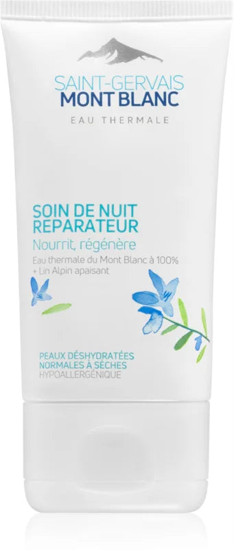 SAINT-GERVAIS MONT BLANC EAU THERMALE regenerating night cream for dry to very dry skin 40 ml