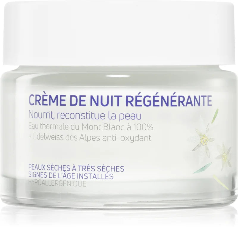 SAINT-GERVAIS MONT BLANC EAU THERMALE regenerative night cream against aging 50 ml