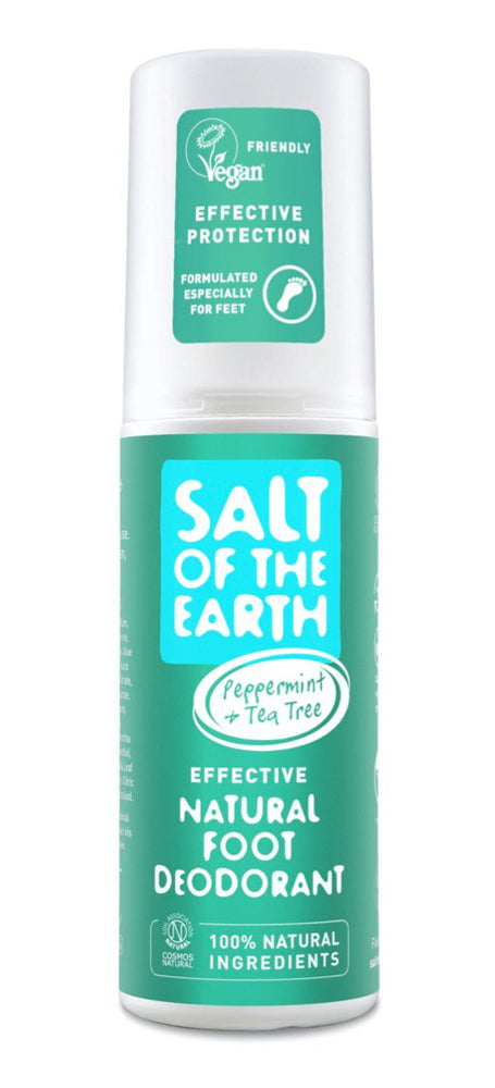 Salt Of The Earth Peppermint + Tea Tree Natural Foot Deodorant Spray 100 ml