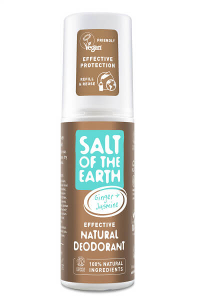 Salt Of The Earth Ginger + Jasmine Natural Deodorant Spray 100 ml