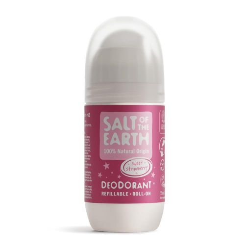 Salt Of The Earth Sweet Strawberry Natural Refillable Deodorant Roll-On 75 ml