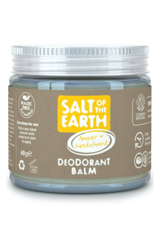 Salt Of The Earth Amber & Sandalwood Deodorant Balm 60 g