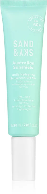 Sand & Sky Australian Sunshield Daily Hydrating Sunscreen SPF50+; 60 ml
