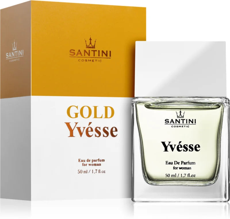 SANTINI Cosmetic Gold Yvésse Eau de Parfum for woman 50 ml