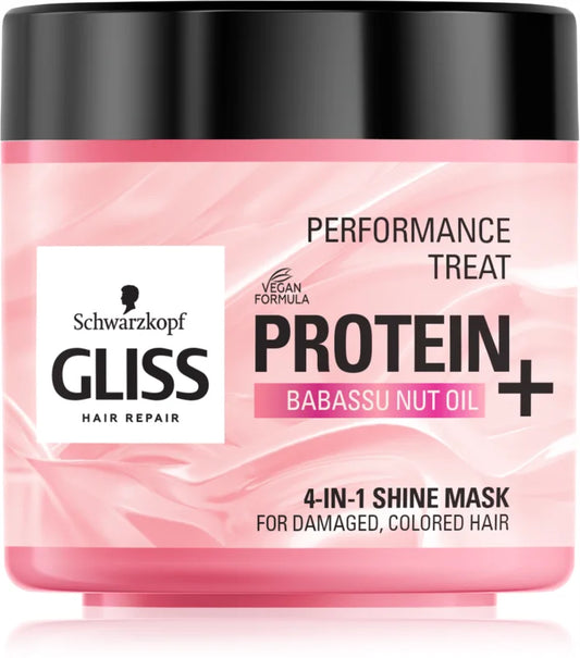 Schwarzkopf Gliss Protein+ Babassu Nut Oil 4-in-1 Shine Mask 400 ml