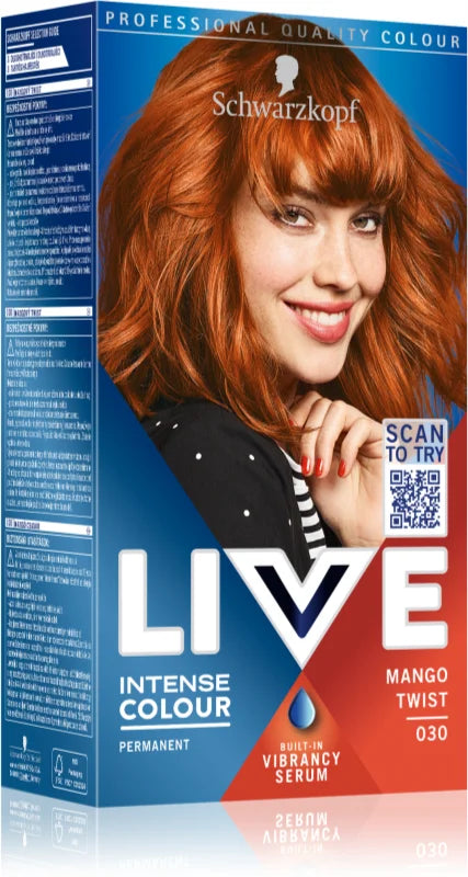 Schwarzkopf LIVE hair color 030 Mango Twist