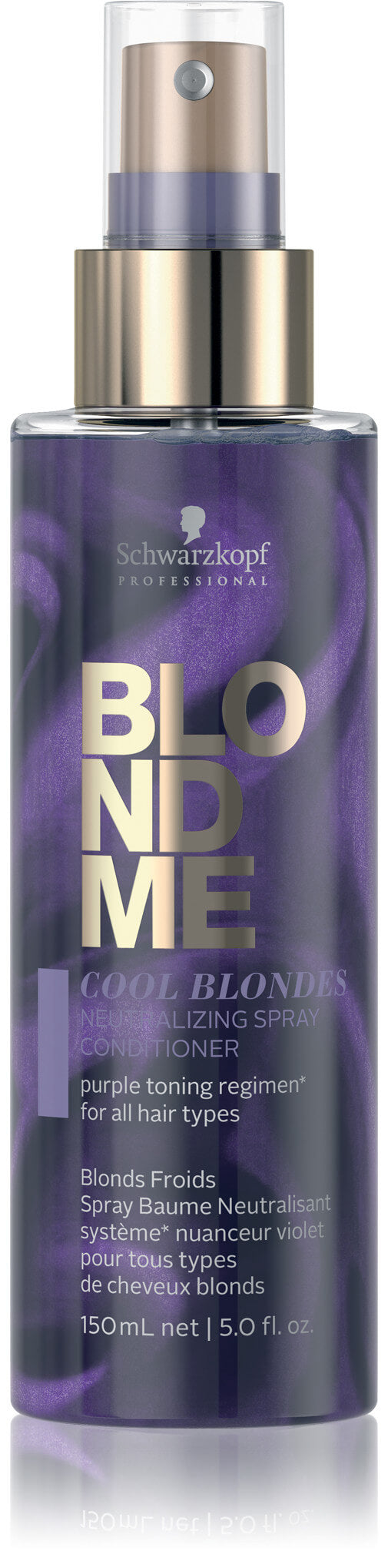 Schwarzkopf Professional BLONDME Cool Blondes Neutralizing Spray Conditioner 150 ml