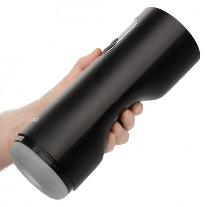 CalExotics Bionic Sucking and Vibrating Masturbator Black